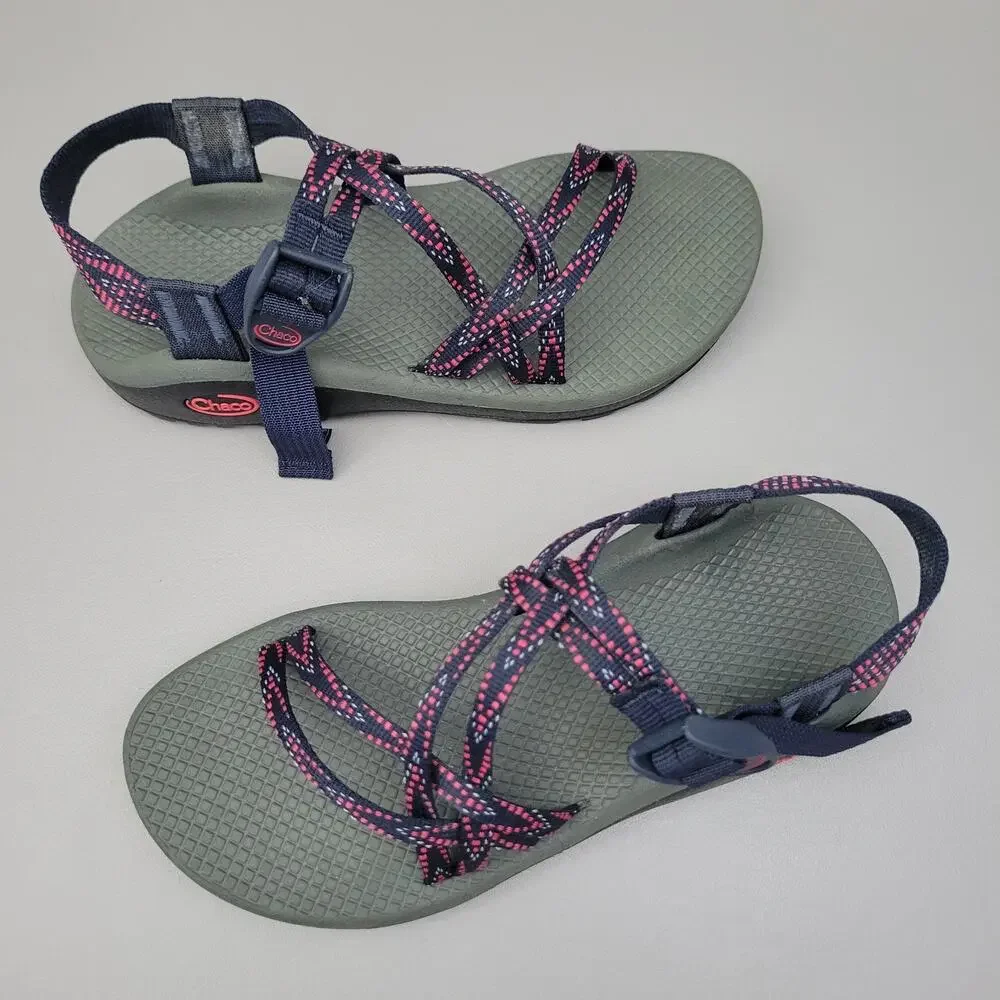 Chaco Womens Sandal Z Cloud X2 Size 7 Action Blue Multicolor Hiking Adjustable